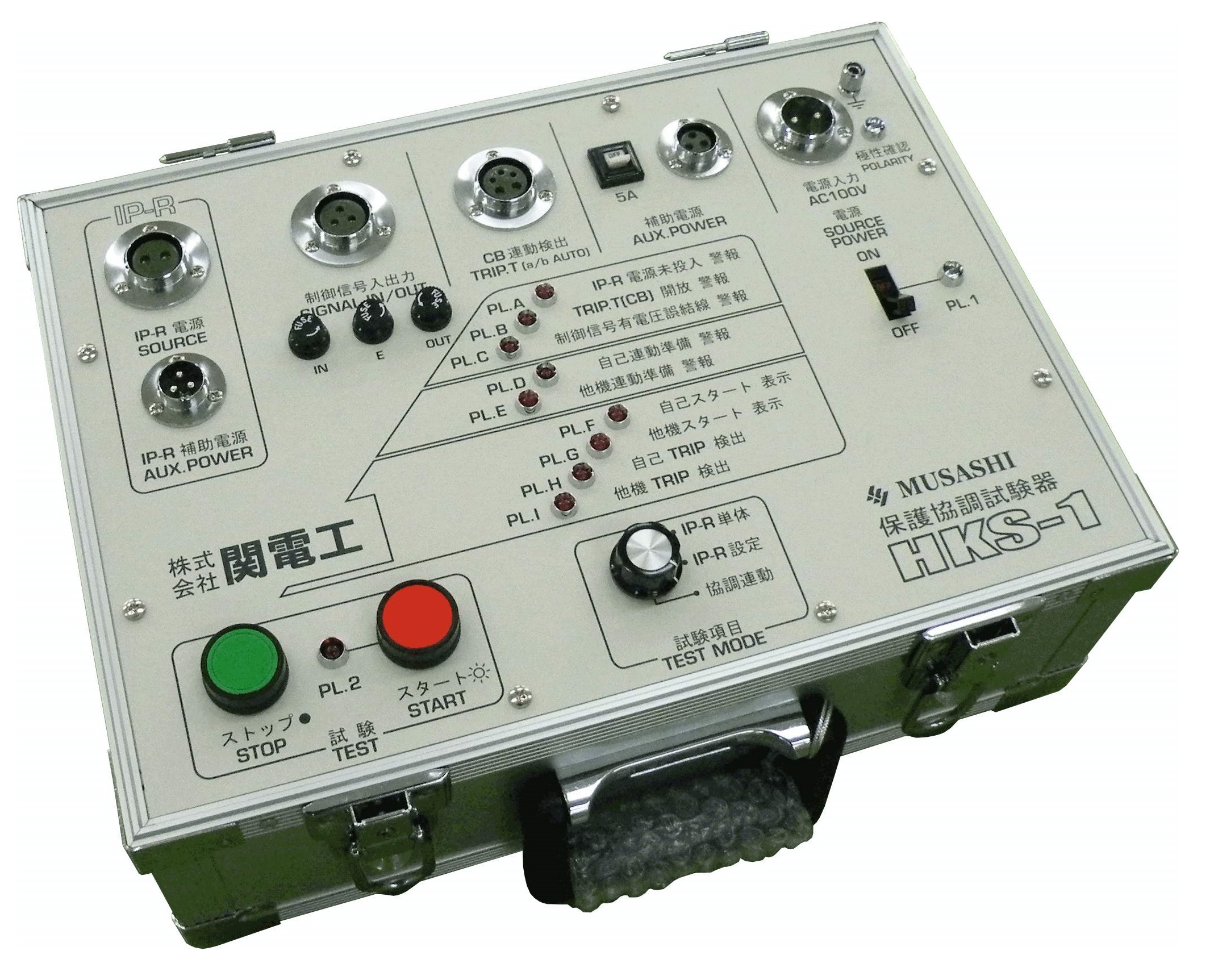 株式会社ムサシ電機計器製作所 IP-R2 R-1220型 耐電圧トランス部 電圧 
